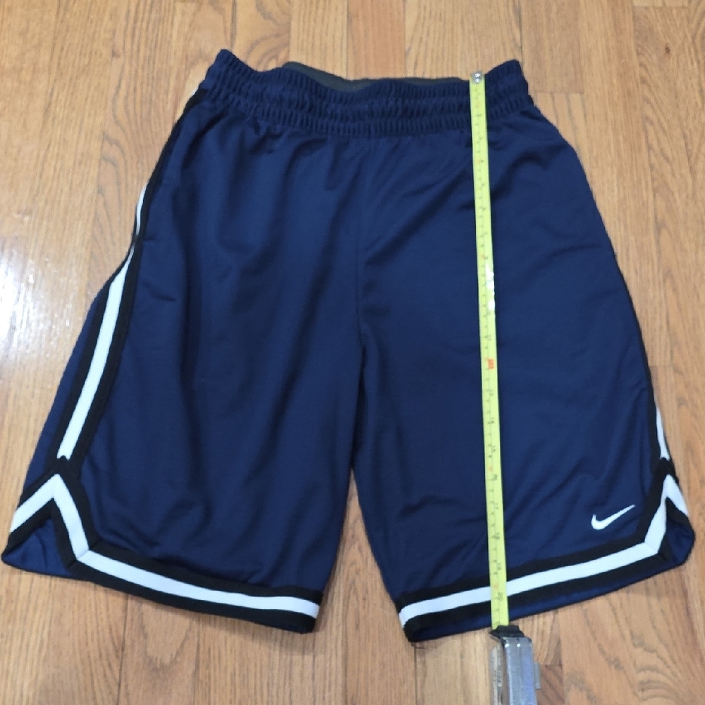 Nike Dark Blue Sports Shorts with White Trim - Picture 9 of 13